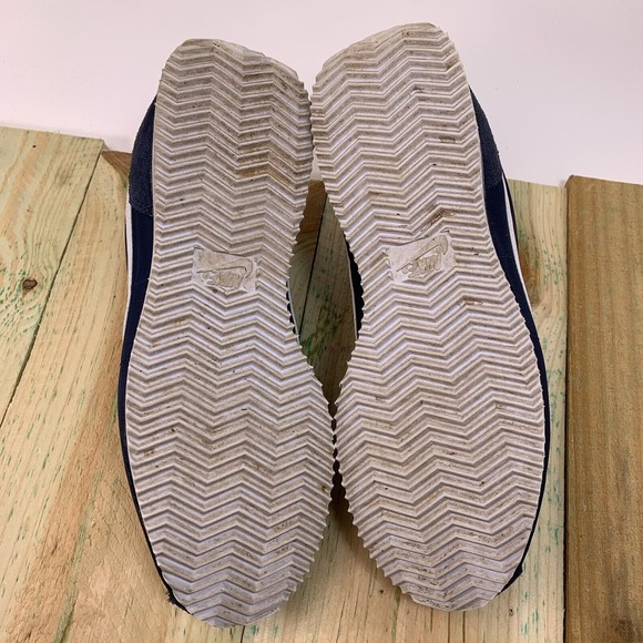 Nike Shoes Mens 7.5 Cortez 72 Basic Nylon Obsidian Navy Blue Running 819720-411 - Picture 8 of 13